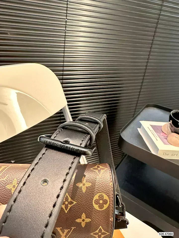 Luxury Bag High-Quality Leather Monogram Pattern