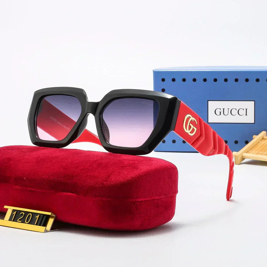 RECTANGULAR-FRAME SUNGLASSES 1201s-sss-12