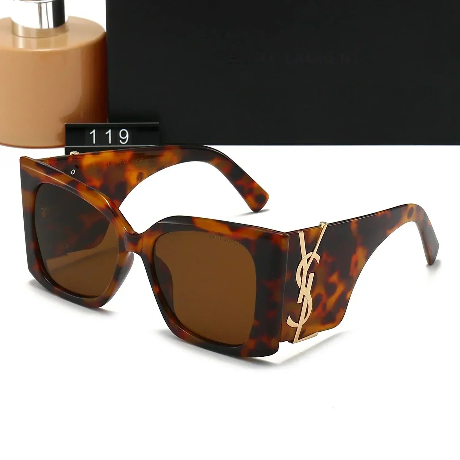 Luxury Large Frame Sunglasses Y-018s-sss-12