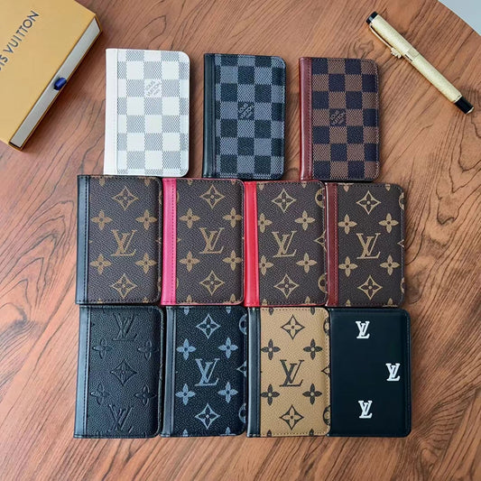 Elegant  Checkered & Monogram Wallets