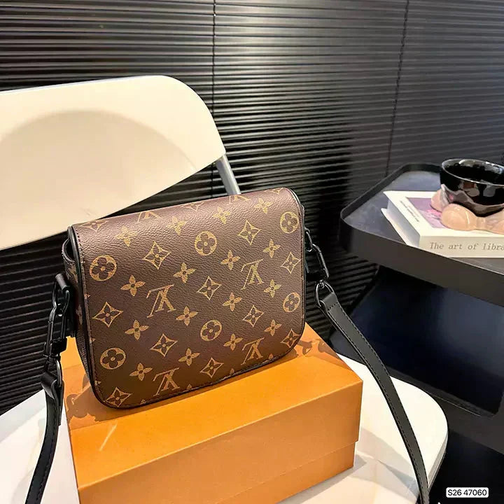 Luxury Bag High-Quality Leather Monogram Pattern