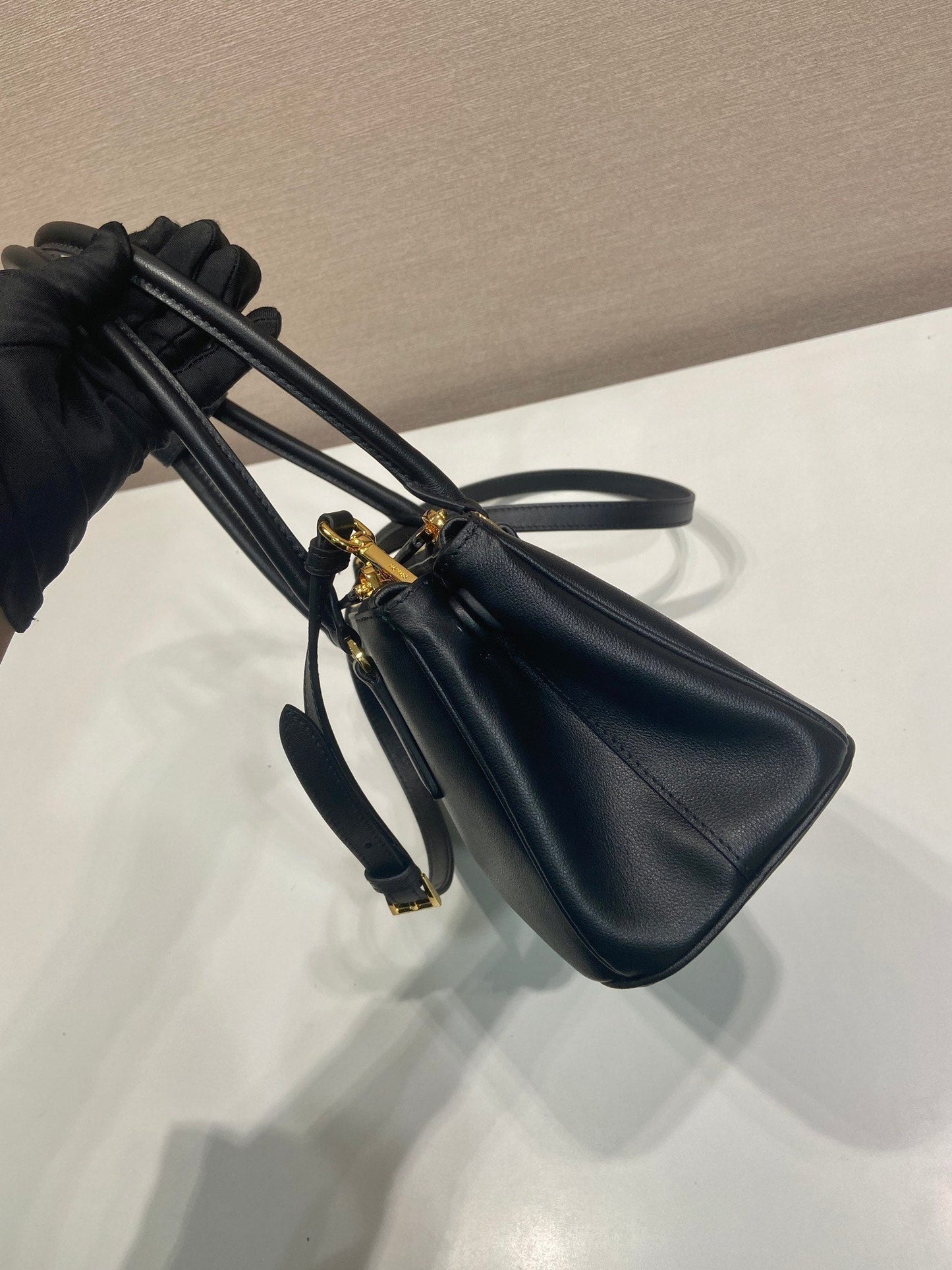 PRA New killer bag black calfskin 340495