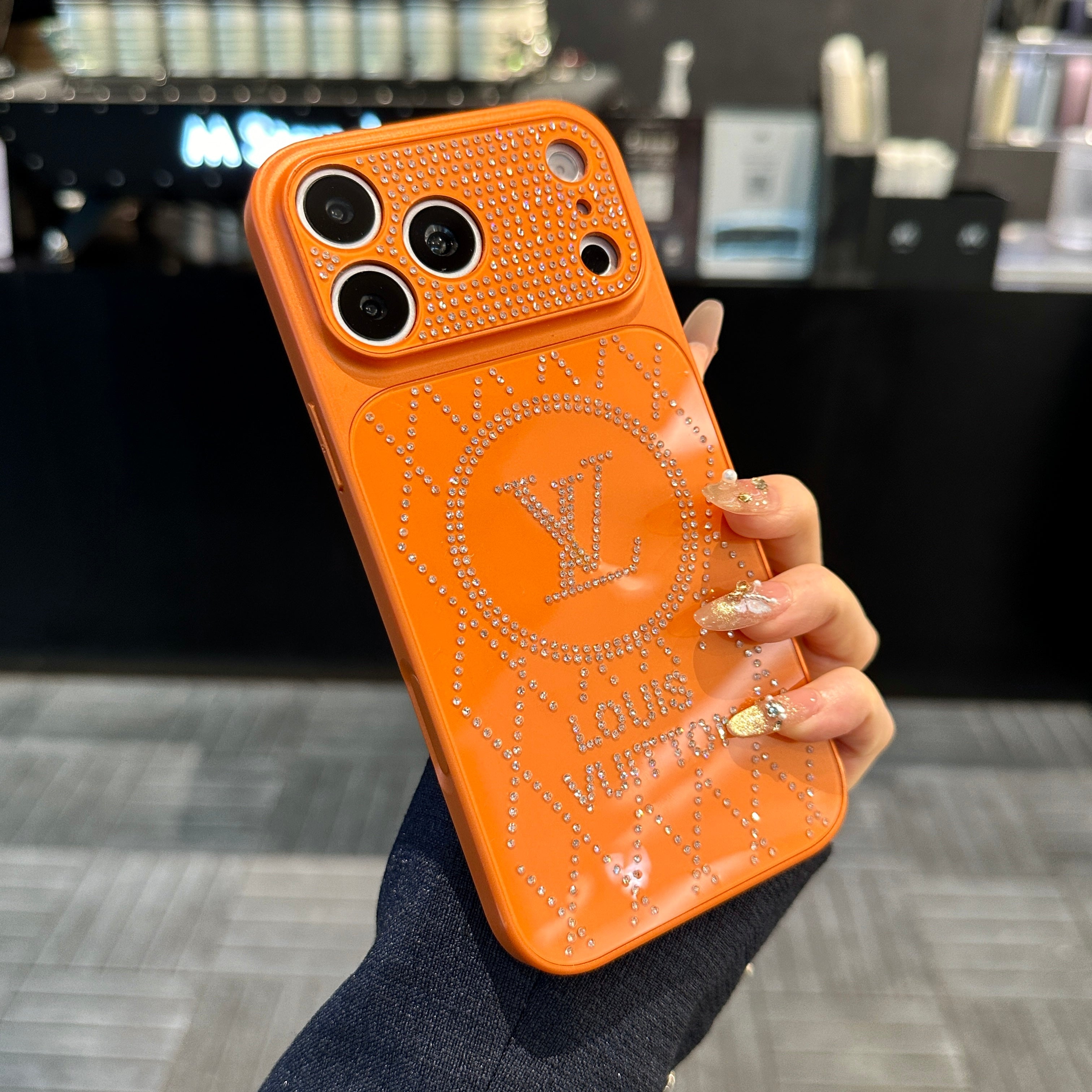 New Full Rhinestone Starburst Phone Case