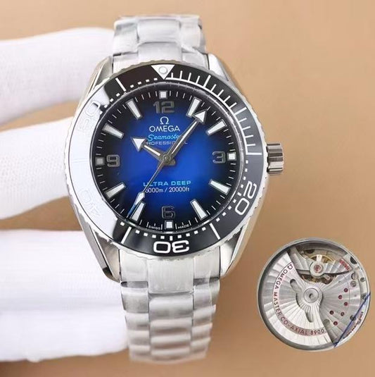 Automatic Mechanical Watch Replica Seamaster Blue Dial 062202-1