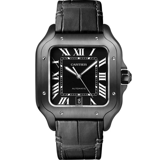 Replica Santos 904l Stainless Steel Automatic Mechanical Watch 39mm-1