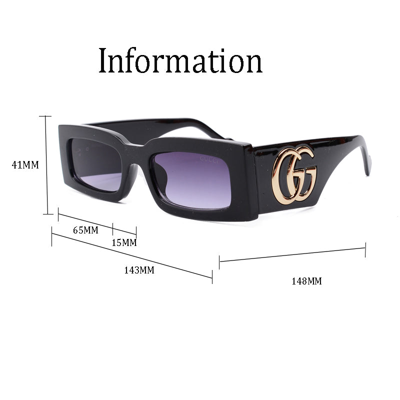 Luxury Large Frame Sunglasses Y-08854s-sss-12