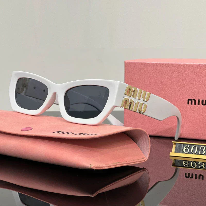 Fashion Square Cat-Eye Sunglasses 6037s-sss-12
