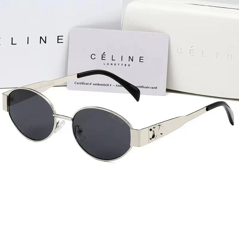 Oval-frametone METAL SUNGLASSESs-sss-12