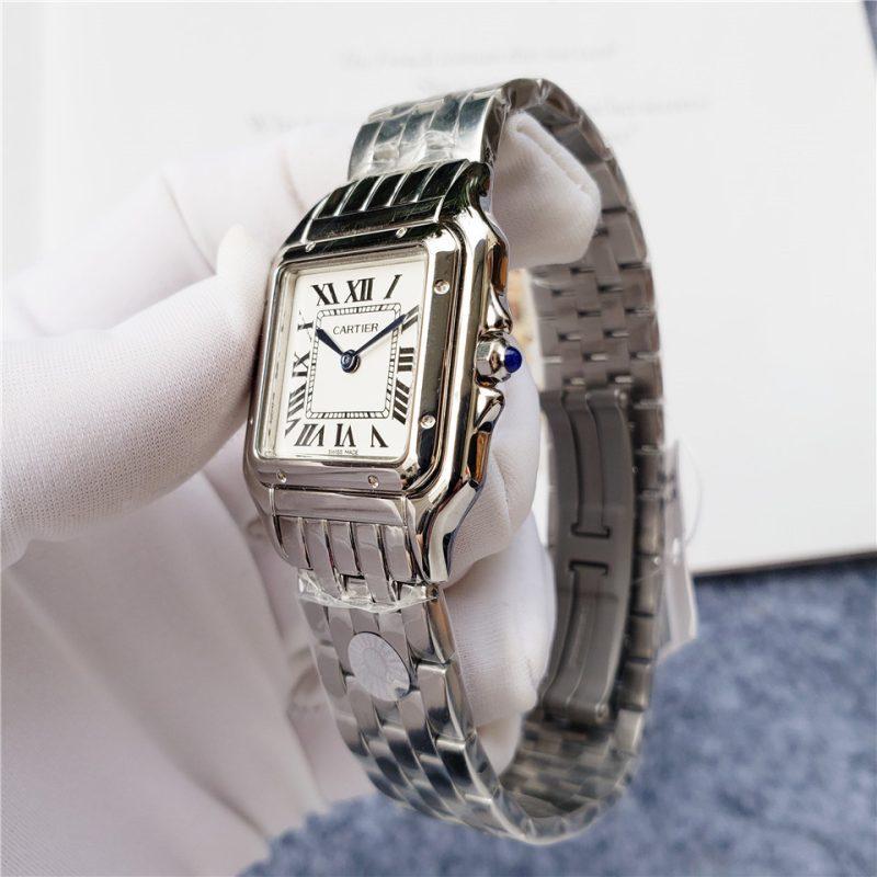 Replica Panthere 904l Stainless Steel Quartz Watch 22mm 27mm-1