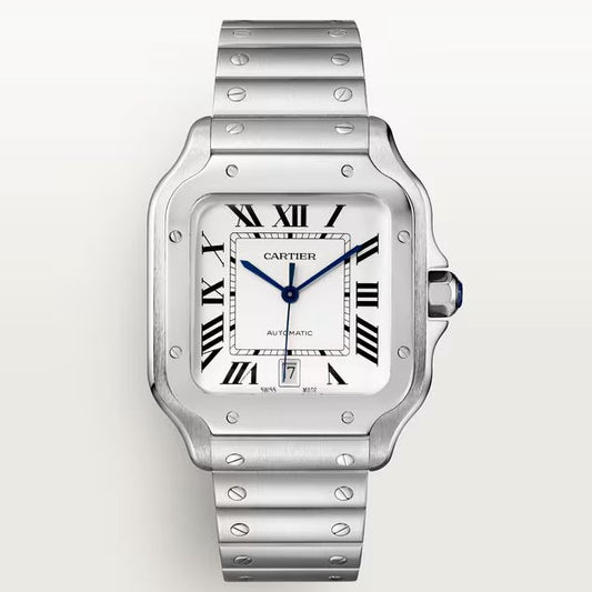 Replica Santos 904l Stainless Steel Automatic Mechanical Watch 39mm-1
