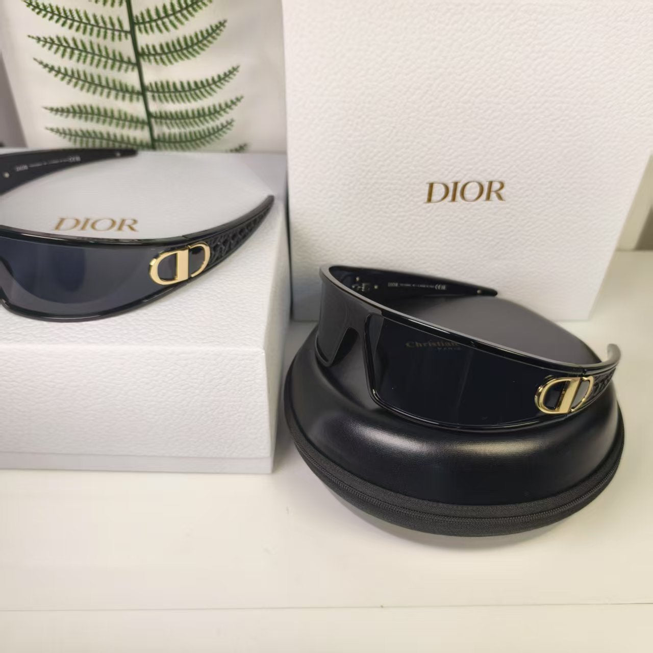Luxury Large Frame Sunglasses Y-0882s-sss-12