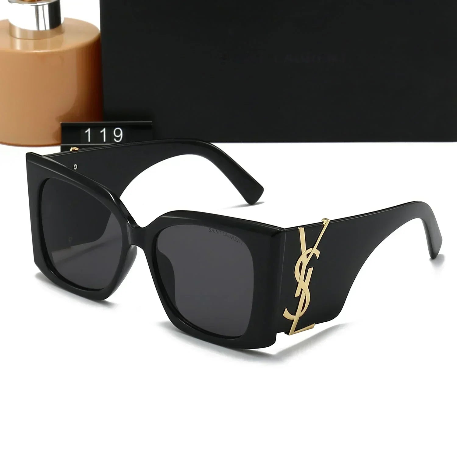 Luxury Large Frame Sunglasses Y-018s-sss-12