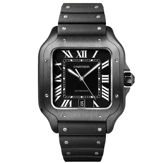 Replica Santos 904l Stainless Steel Automatic Mechanical Watch 39mm-1