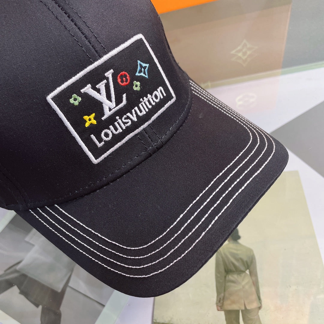 Luxury Embroidered Monogram Baseball Cap | Luxury Designer Hat