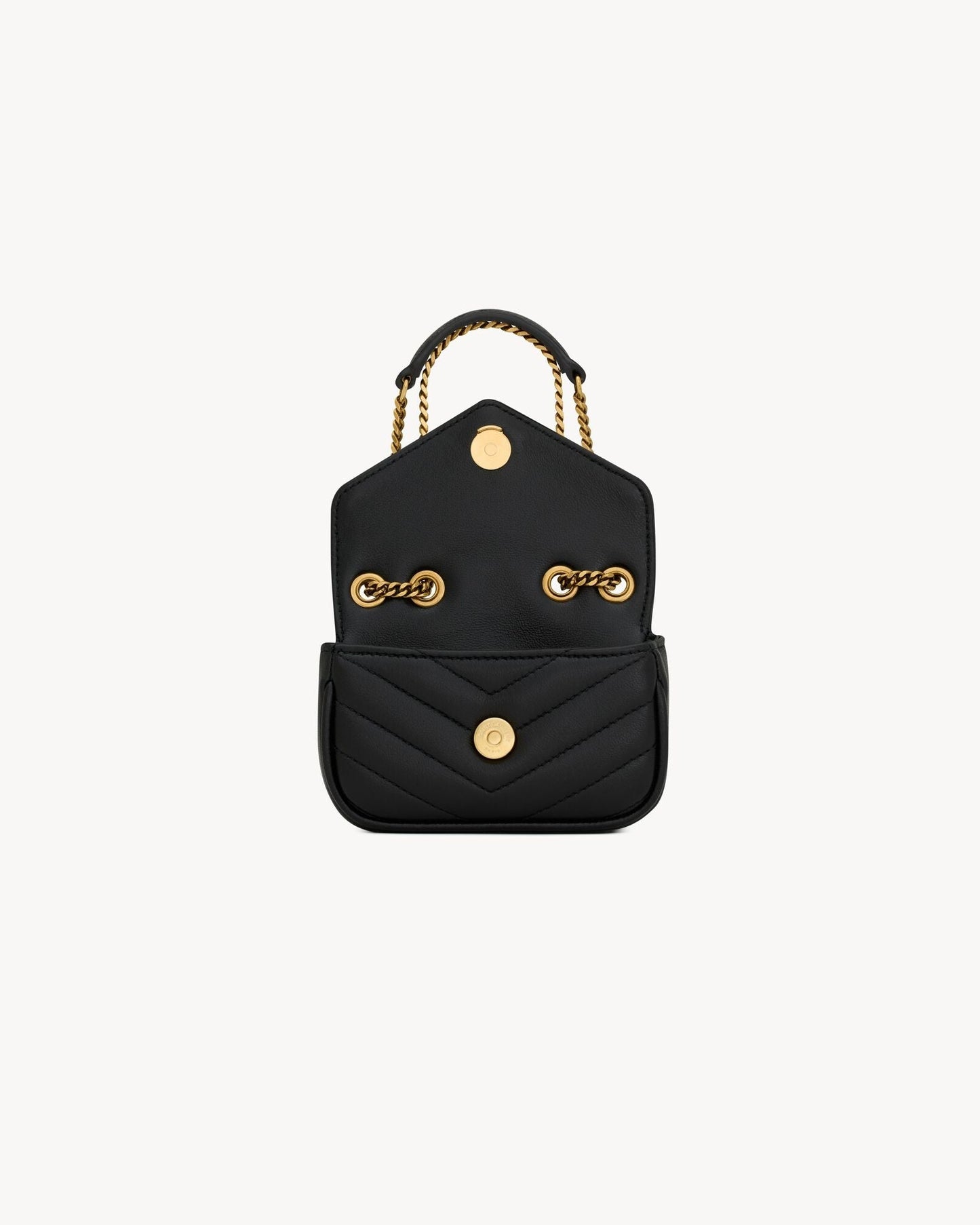 L-Y Leather Mini Chain Adjustable Handbag Wallet