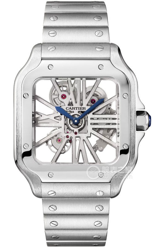 Replica Santos 904l Stainless Steel Quartz Watch 38mm-1