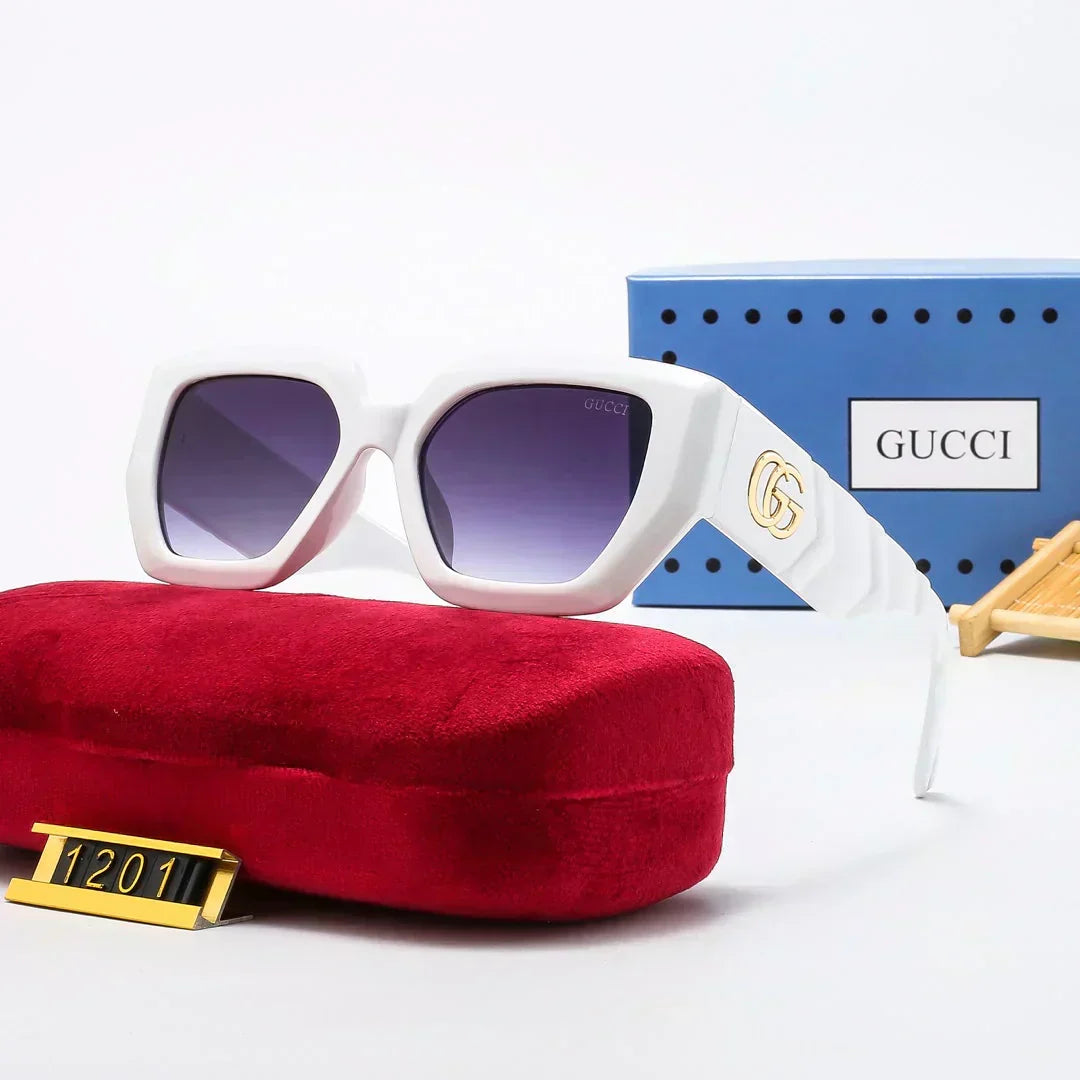 RECTANGULAR-FRAME SUNGLASSES 1201s-sss-12