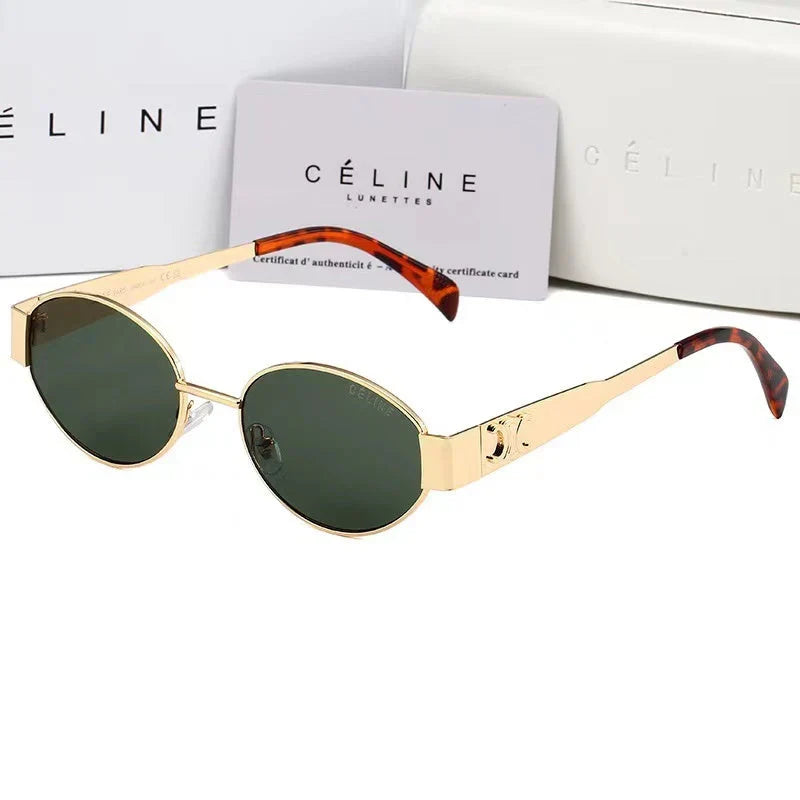 Oval-frametone METAL SUNGLASSESs-sss-12