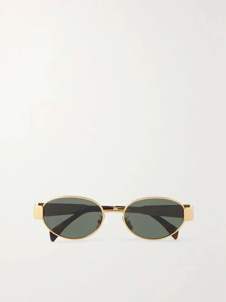 Oval-frametone METAL SUNGLASSESs-sss-12
