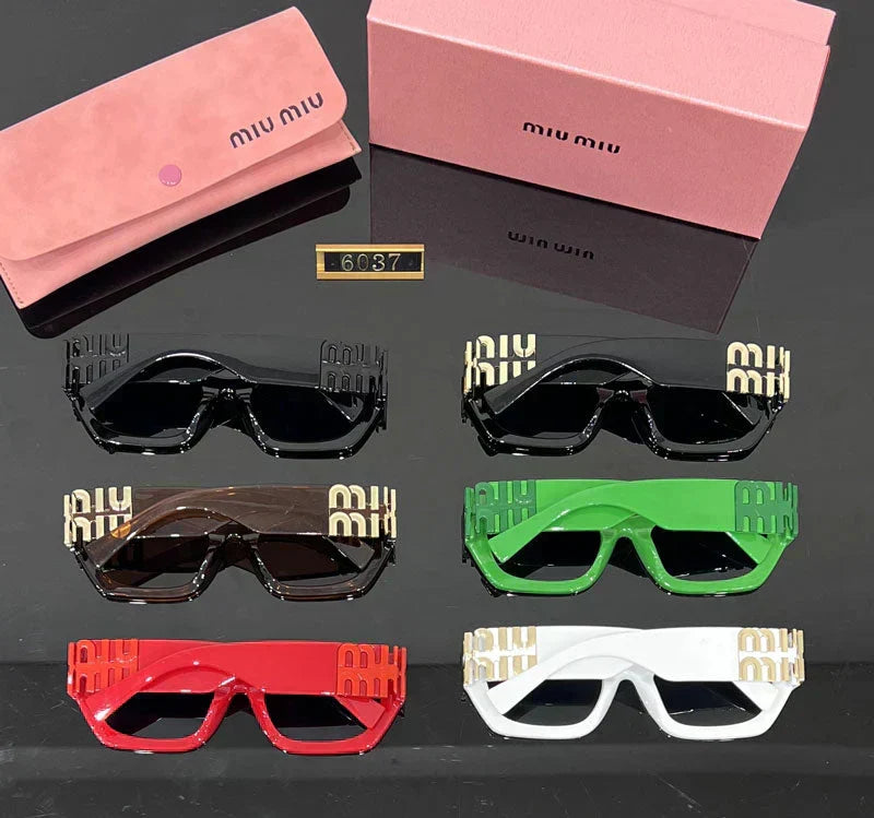 Fashion Square Cat-Eye Sunglasses 6037s-sss-12