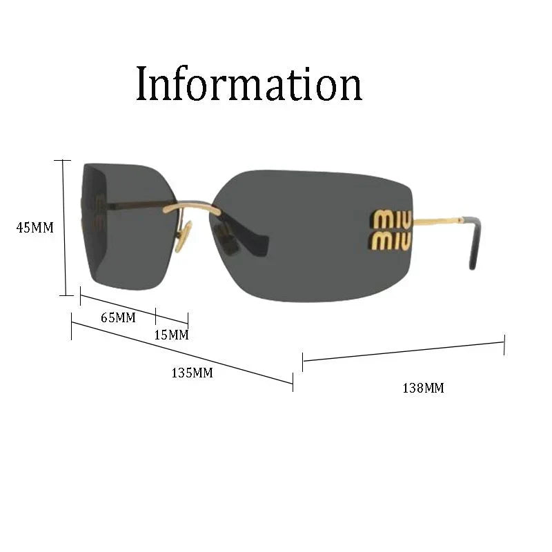 Fashionable frameless sunglassess-sss-12
