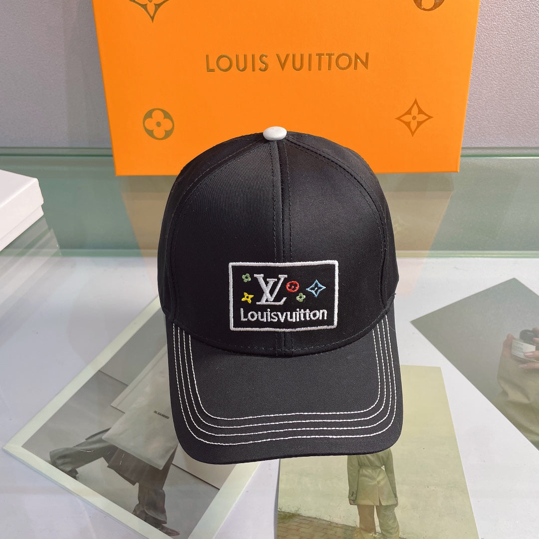 Luxury Embroidered Monogram Baseball Cap | Luxury Designer Hat