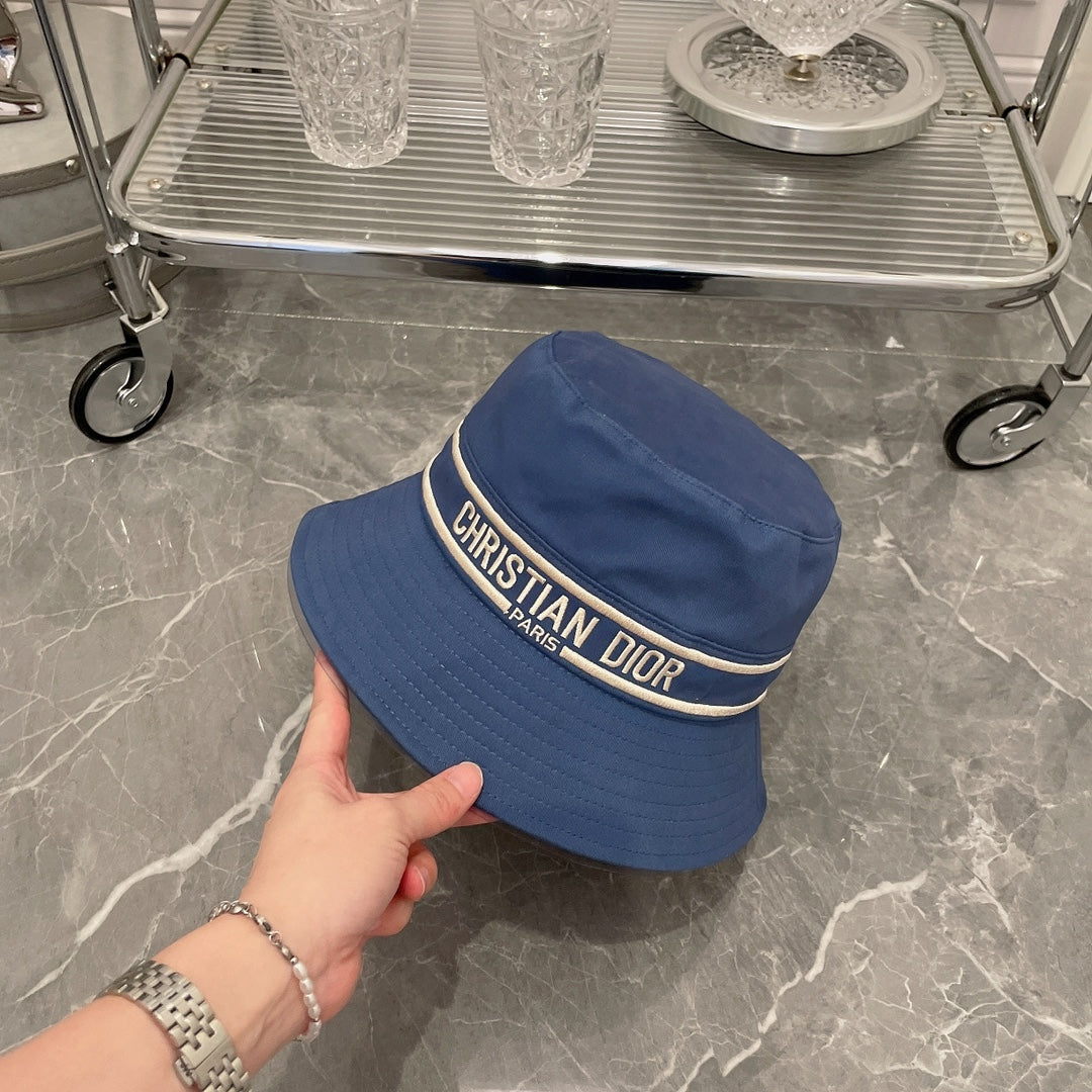 Classic Vintage Embroidered Webbing Bucket Hat