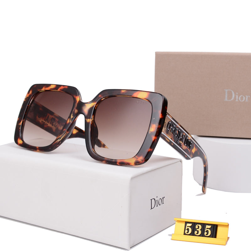 Luxury Large Frame Sunglasses Y-535s-sss-12