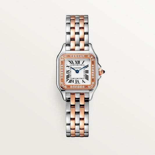 Replica Panthere 904l Stainless Steel Quartz Watch 27mm/22mm-1