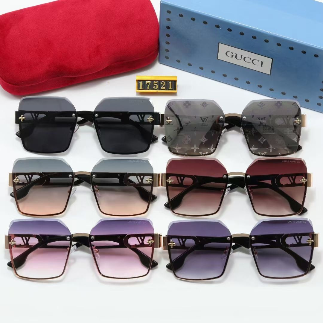 Fashion hot 6 color sunglasses 17521s-sss-12