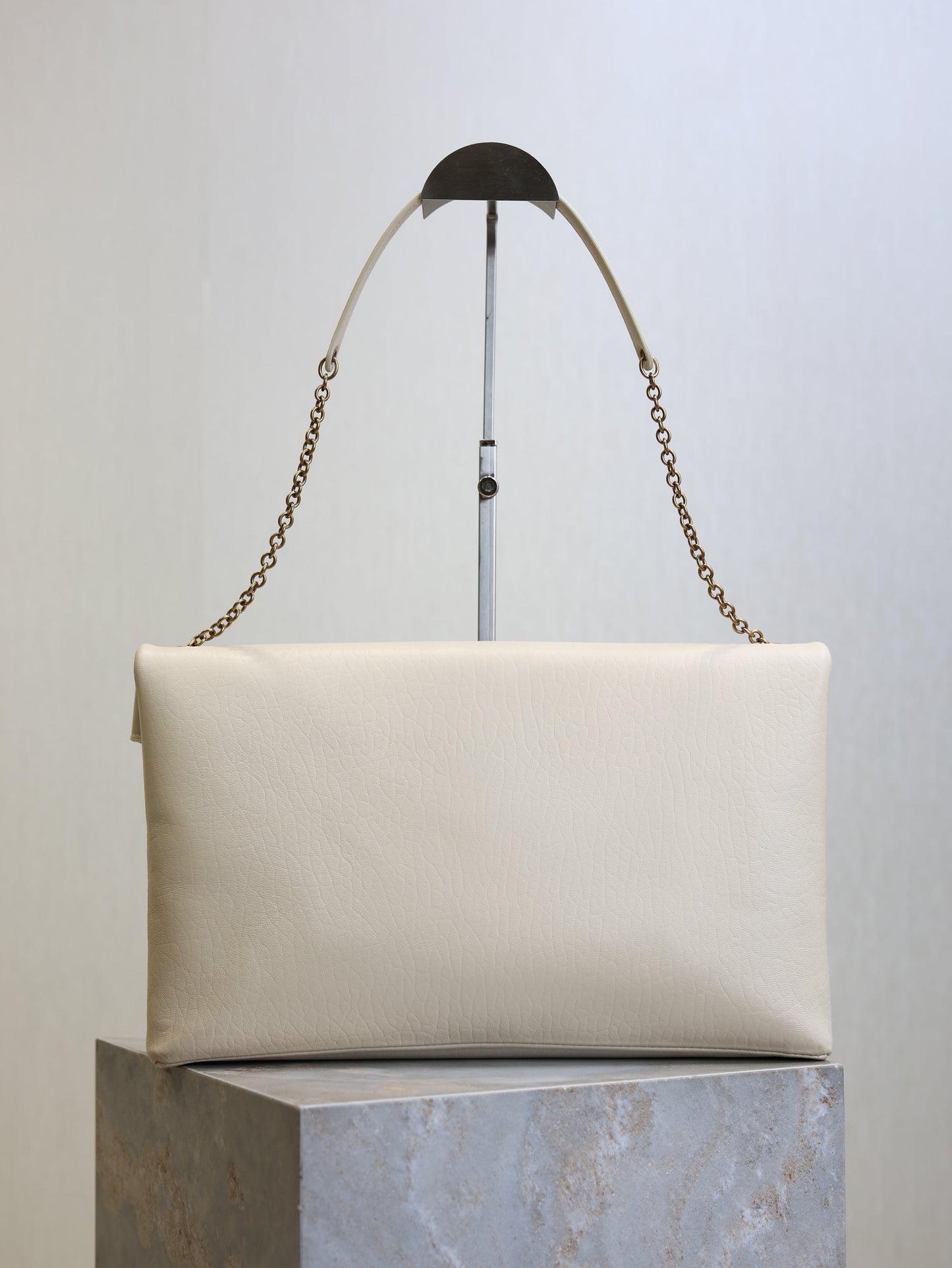 Prada Cassandre XXL Bag 35cm White Lambskin Light GHW