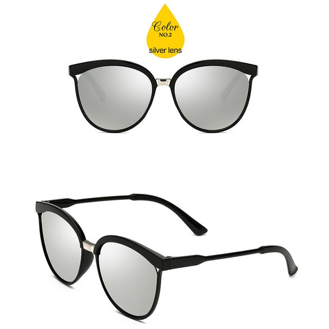 LeonLion Candies Brand Designer Cat Eye Sunglasses Women Luxury Plastic Sun Glasses Classic Retro Outdoor Oculos De Sol Gafass-sss-12