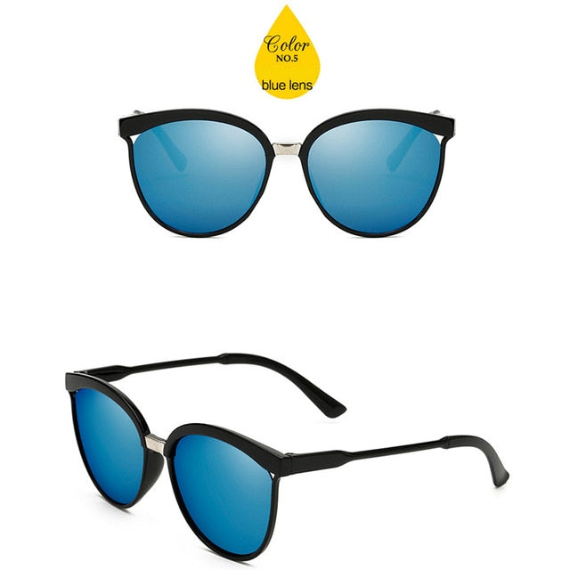 LeonLion Candies Brand Designer Cat Eye Sunglasses Women Luxury Plastic Sun Glasses Classic Retro Outdoor Oculos De Sol Gafass-sss-12